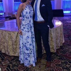 Long formal floral dress